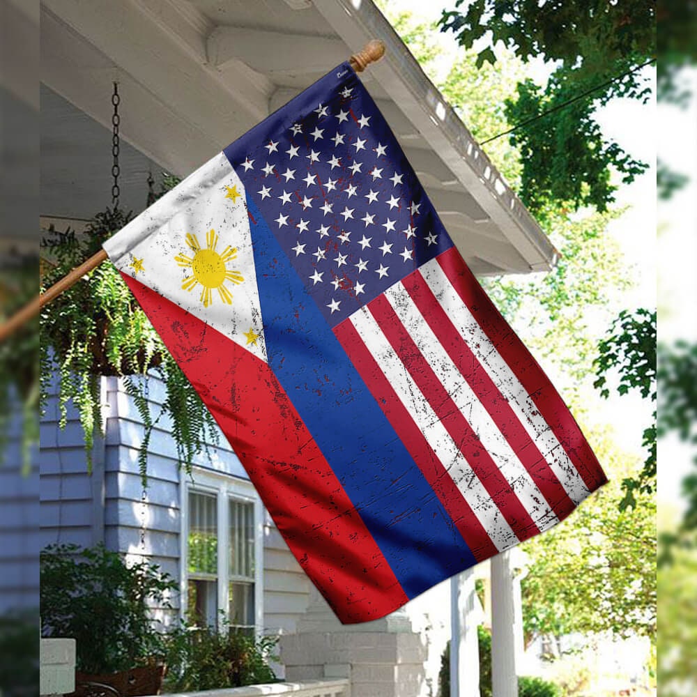 Italian American Flag PN163Fv1 House Flag Garden Flag Italian American Flag PN163Fv1 House Flag Garden Flag