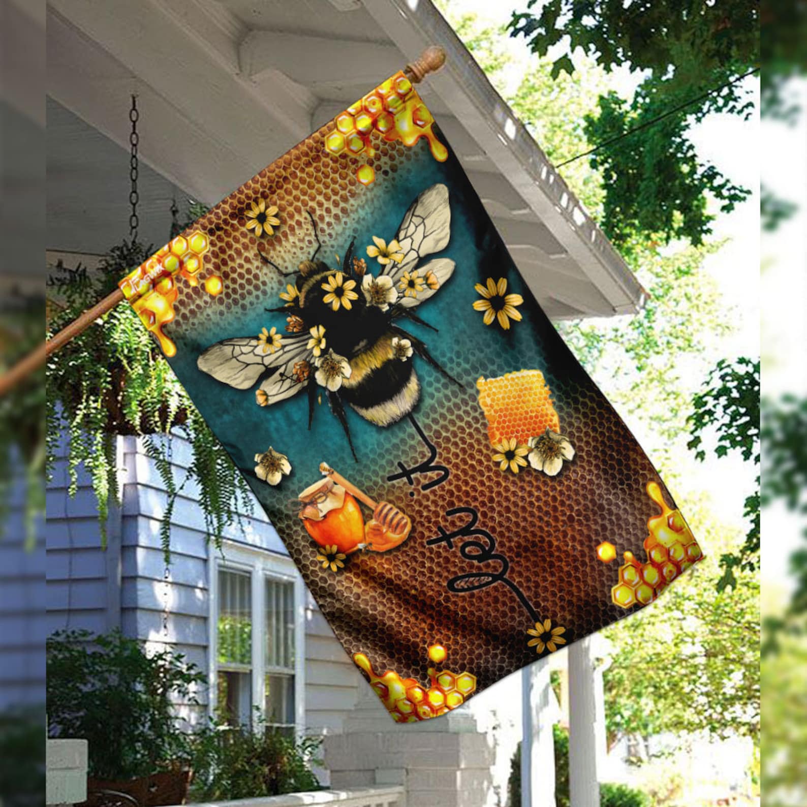 Personalized Garden Flag