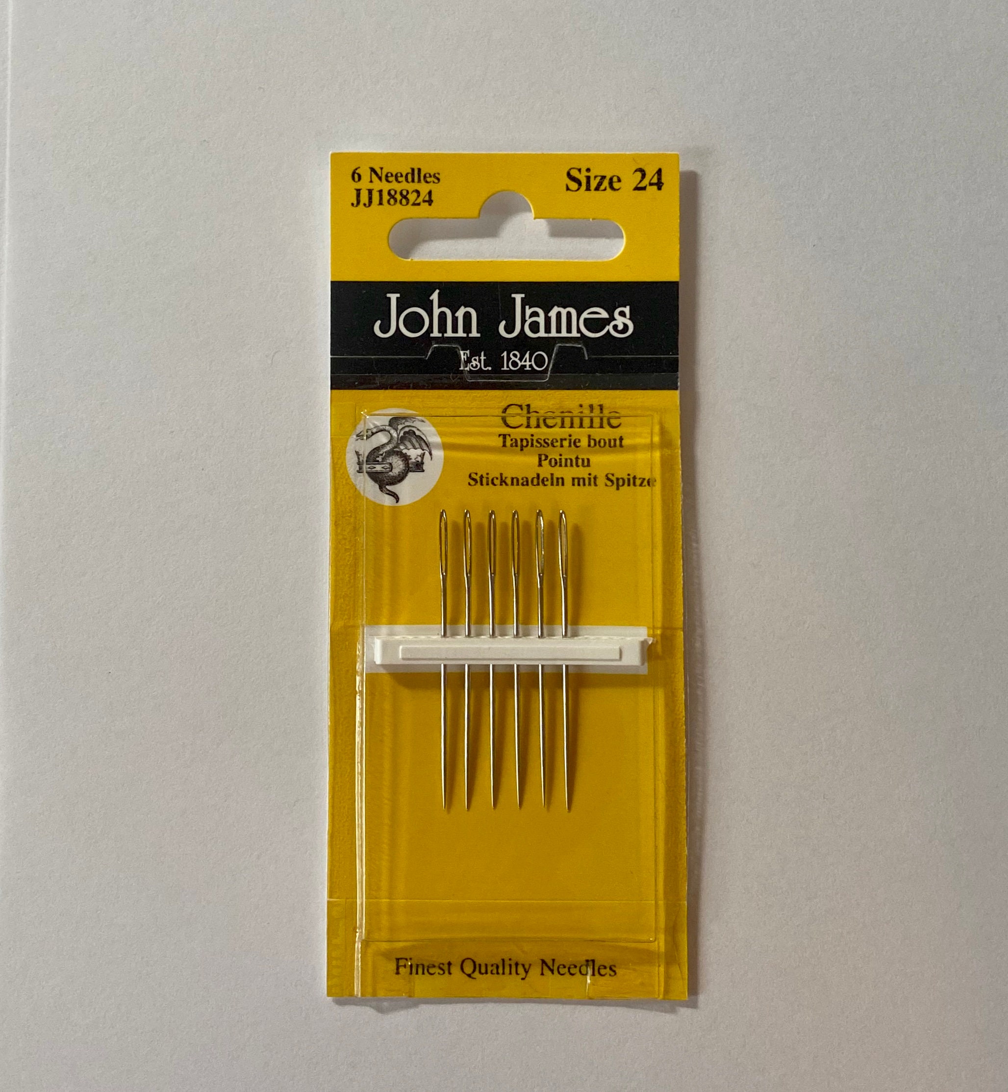 Assortment of John James Chenille Needles Size 22 and 24 Etsy