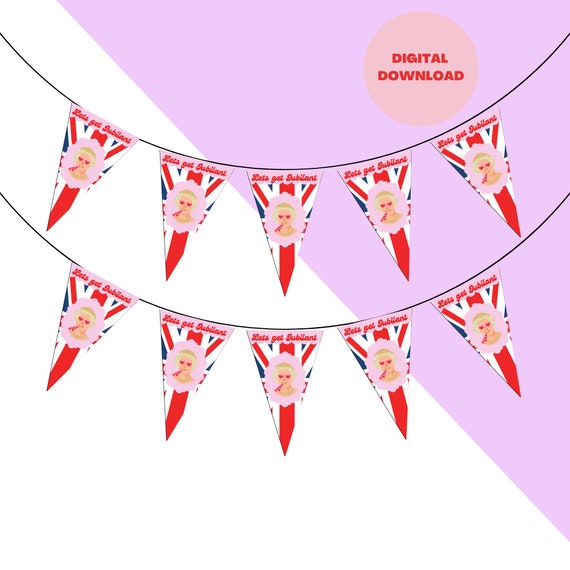 Platinum Jubilee Bunting Digital Download Etsy
