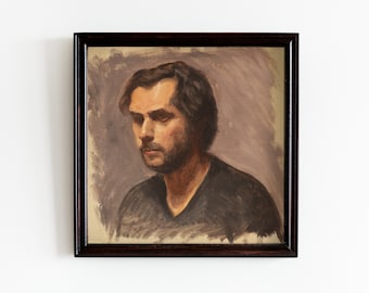 Portrait Sketch | Portrait of a Spanish Man | Oil Painting | Original Artwork