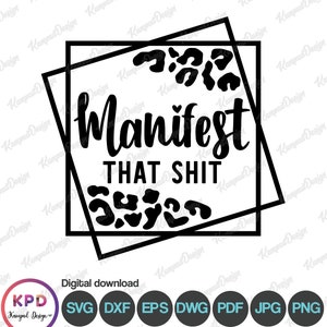 Manifeste essa merda Svg | Forte como uma mãe svg | Cansada como uma Mãe Svg | Leopardo SVG | Design de Sublimação | Arquivo Digital | Arquivos de corte Cricut