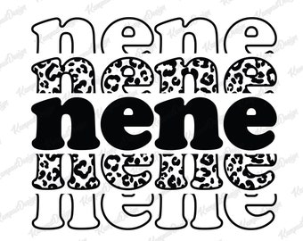Retro Nene SVG | Mama SVG | Mom Life | Leopard Svg | Sublimation Design | Mama clipart | Leopard PNG | Mama Png | Digital File | MaMa | Nene