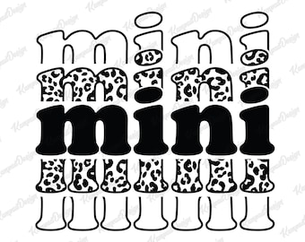 Retro Mini SVG | Mama SVG | Mom Life | Leopard Svg | Sublimation Design | Mama clipart | Leopard PNG | Mama Png | Digital File | Mama | Mini