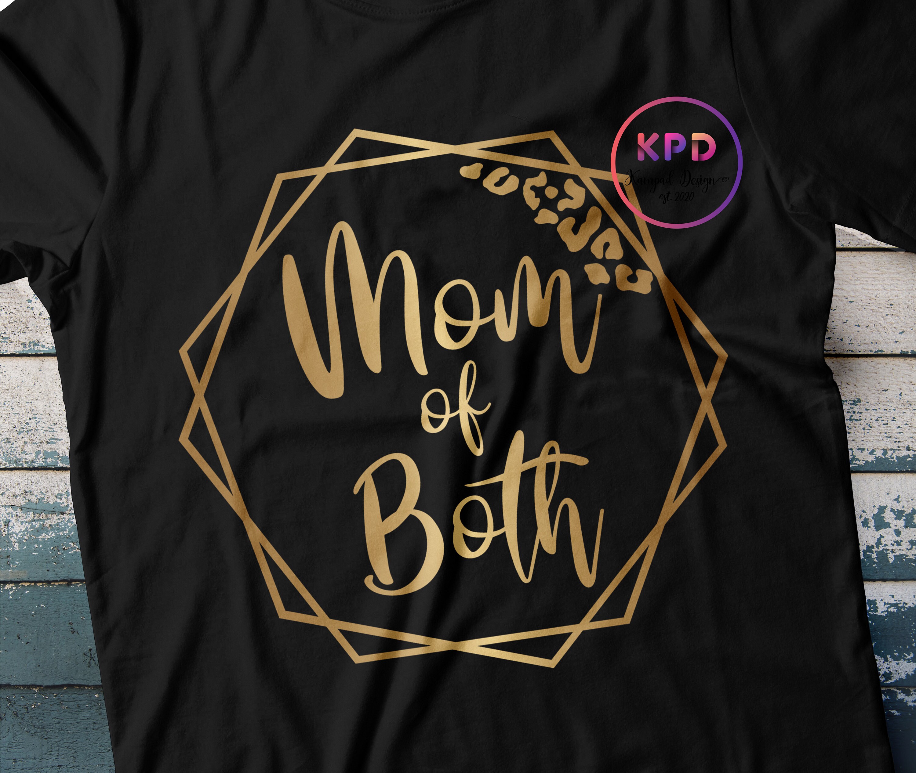 Mom of Both SVG Boy Mom SVG Boy Mom Leopard SVG - Etsy