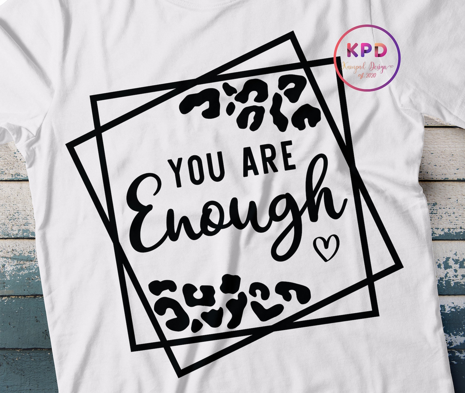 You Are Enough SVG Inspirational Svg Positive Quote Svg Etsy
