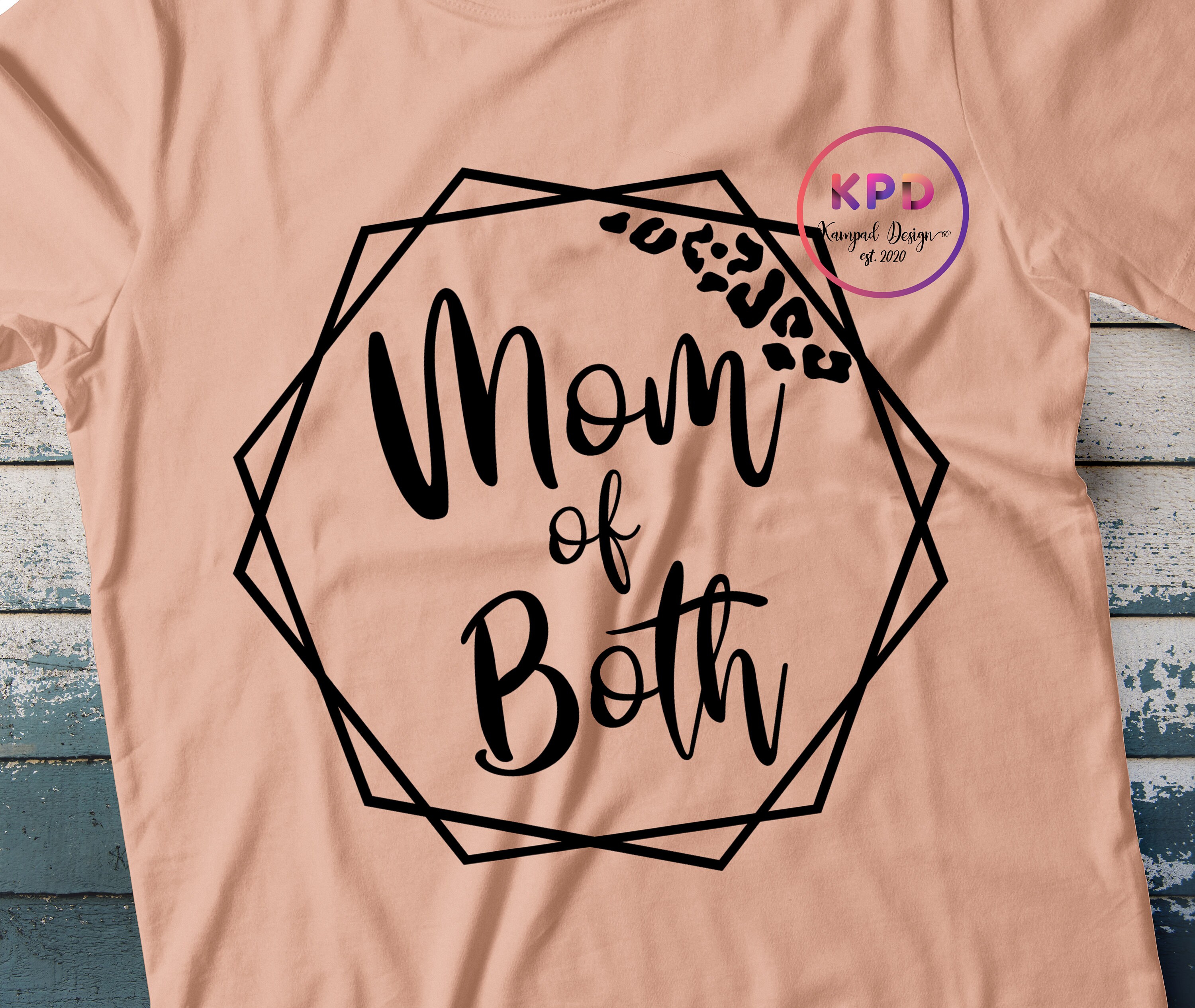 Mom of Both SVG Boy Mom SVG Boy Mom Leopard SVG - Etsy