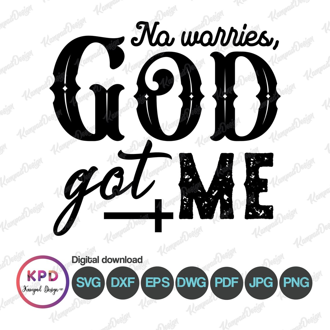 God Got Me SVG No Worries Svg Christian Svg Bible Verse - Etsy