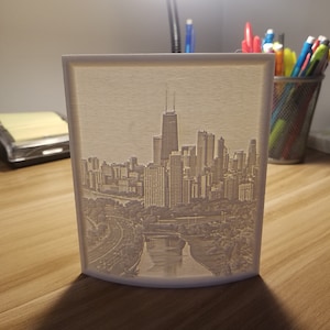 3D Printed Customizable Lithophane Light Picture Box Gift Great for Holiday  Birthday Anniversary Wedding & More 