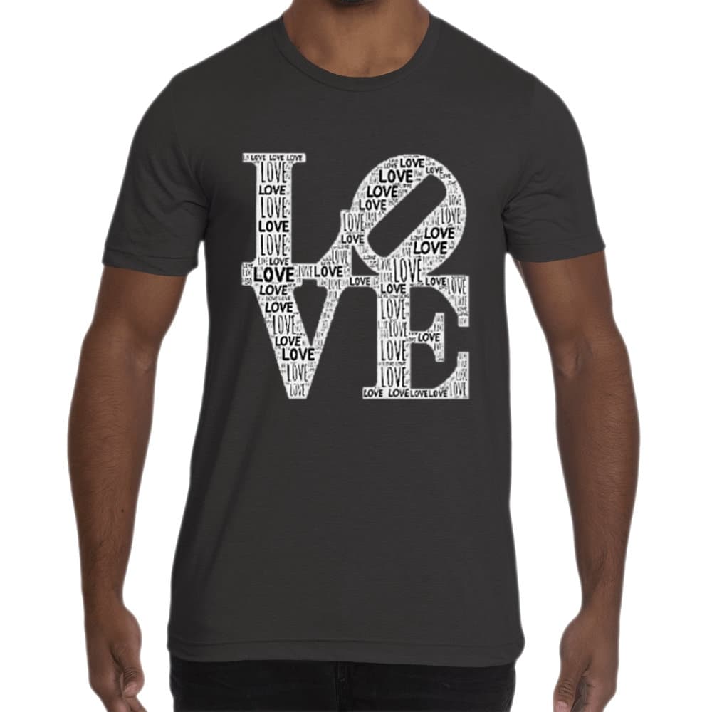 LOVE word Unisex Triblend T-Shirt | Etsy