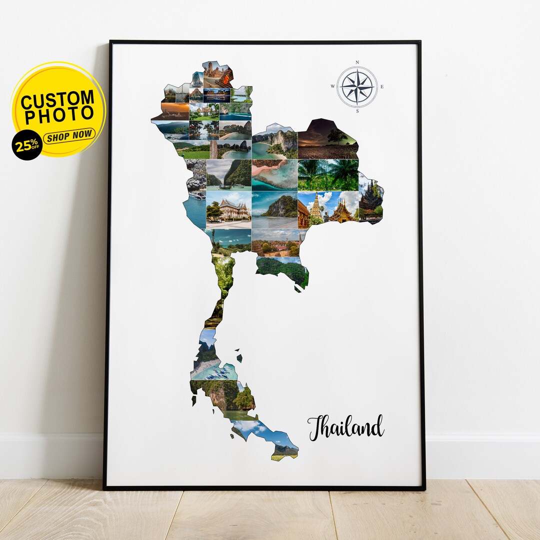 Thailand, Thailand Poster, Thailand Art Print, Thailand Transit Map, Thailand Wall Decor, Travel