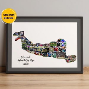 Custom Rugby Photo Collage, Best Rugby Coach, Gifts For Rugby Players, Kids Rugby Gift, Rugby Fan Gift, Rugby Gifts For Him, Rugby For Son