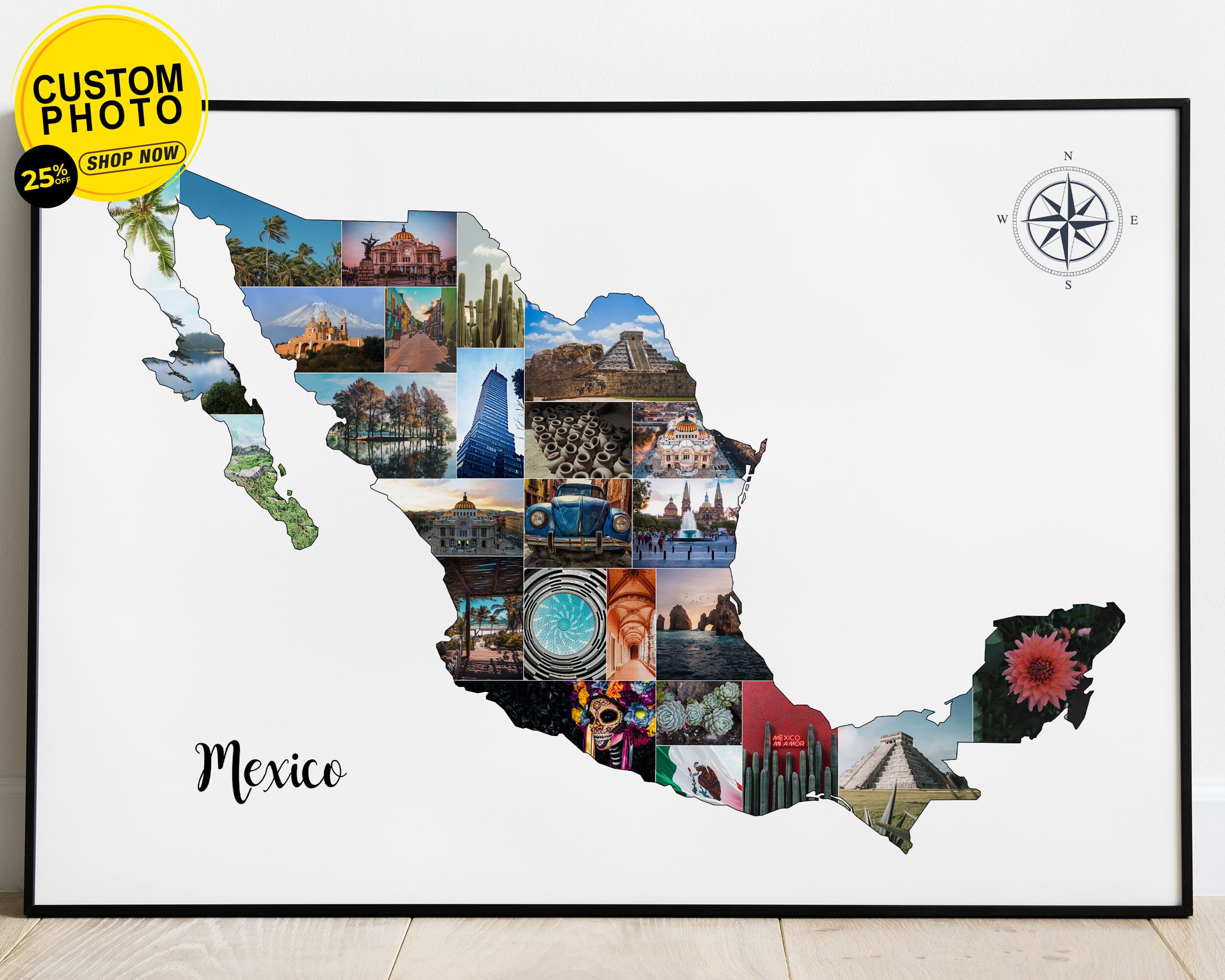Mexico Art Print Mexico Wall Art Digital Mexico Mexico Wall Etsy