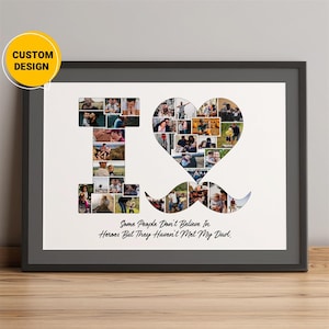 Regalos personalizados para el día del padre, regalos de collage de fotos con letras para suegros, regalos significativos para el día del padre, regalos de Navidad para el padre