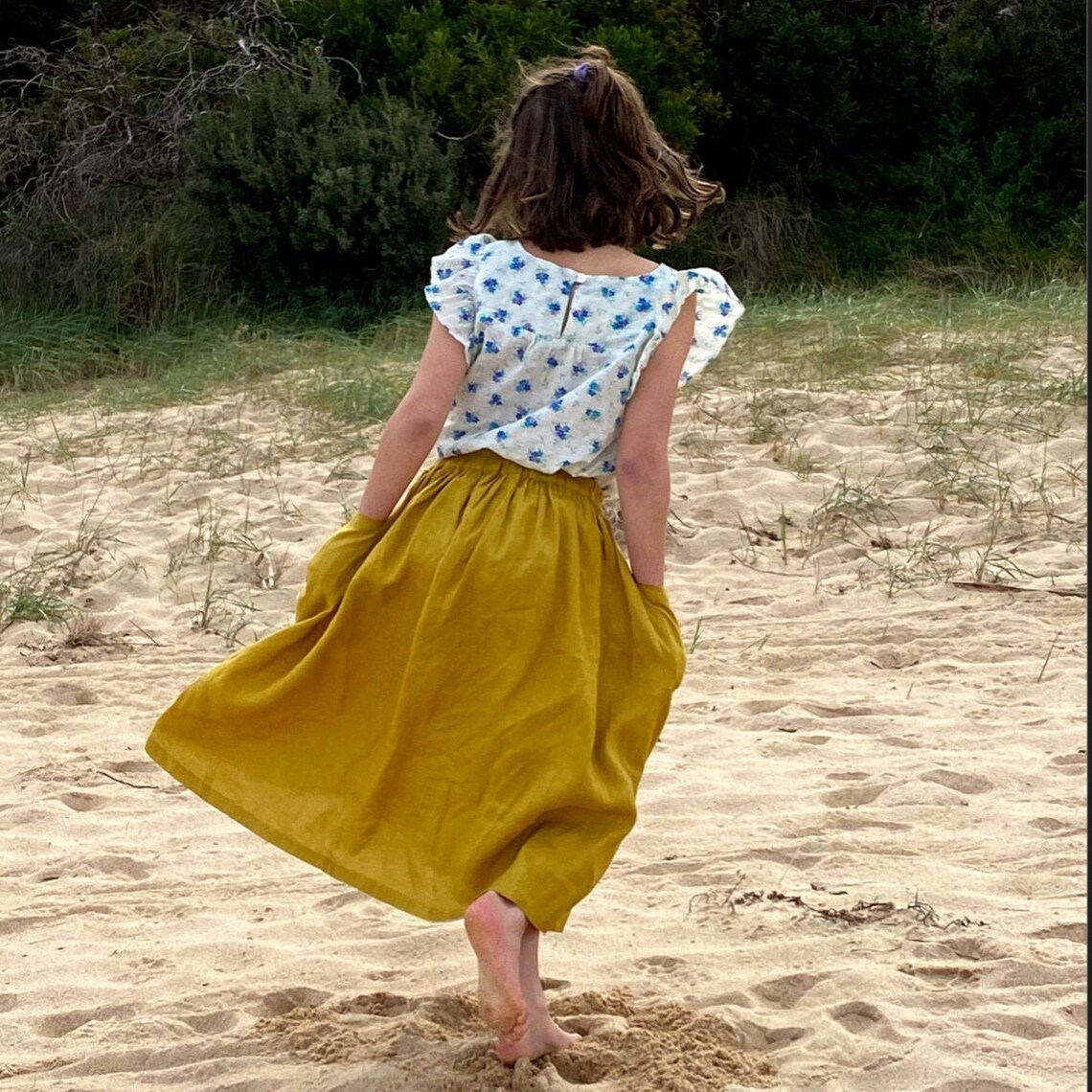 Girls Skirt- PDF Pattern, Sewing Pattern, Girls Pdf Sewing Pattern, Sew ...
