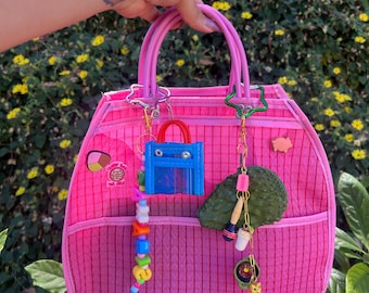 Round Mercadito bag (custom).