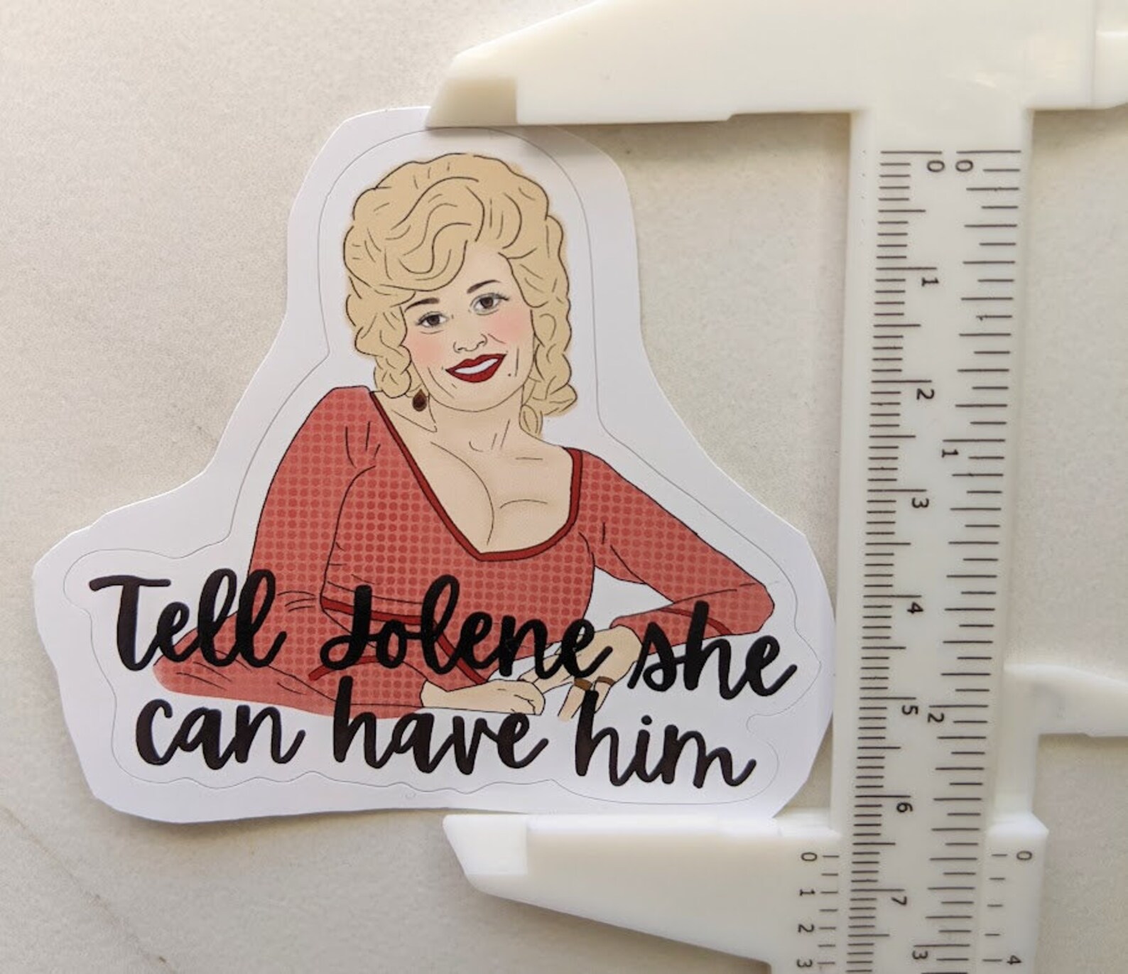 Dolly Parton Vinyl Sticker/decal jolene Can Have Etsy