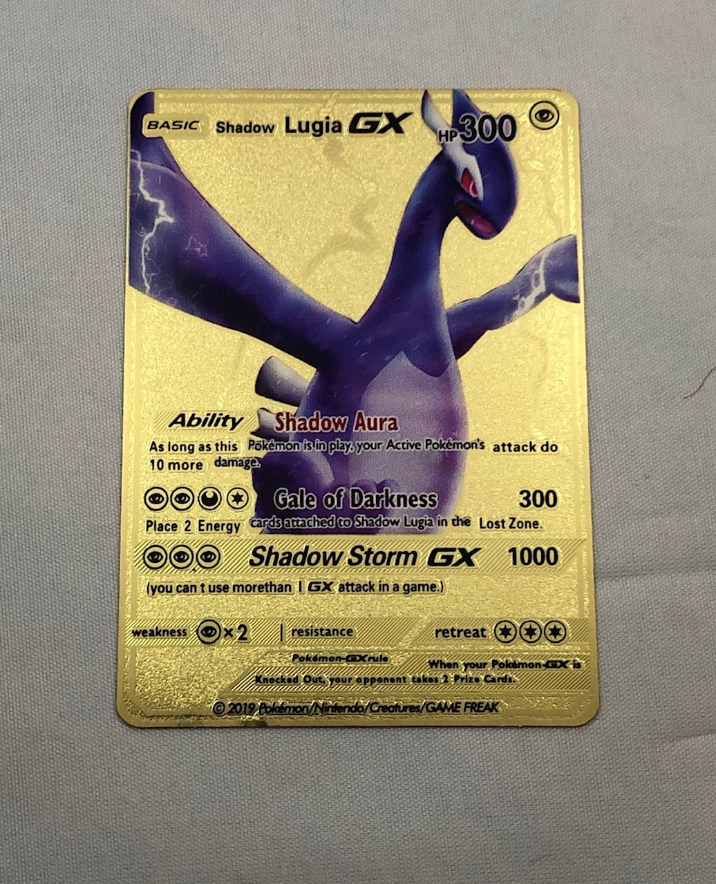 LOW PRICE Ho-oh & Lugia Holo Custom Pokemon Card. Great -  Denmark