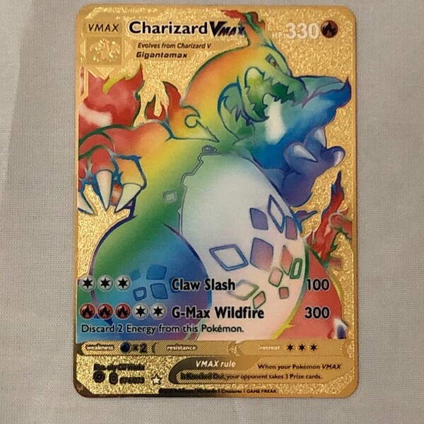 charizard vmaxзз電電激，