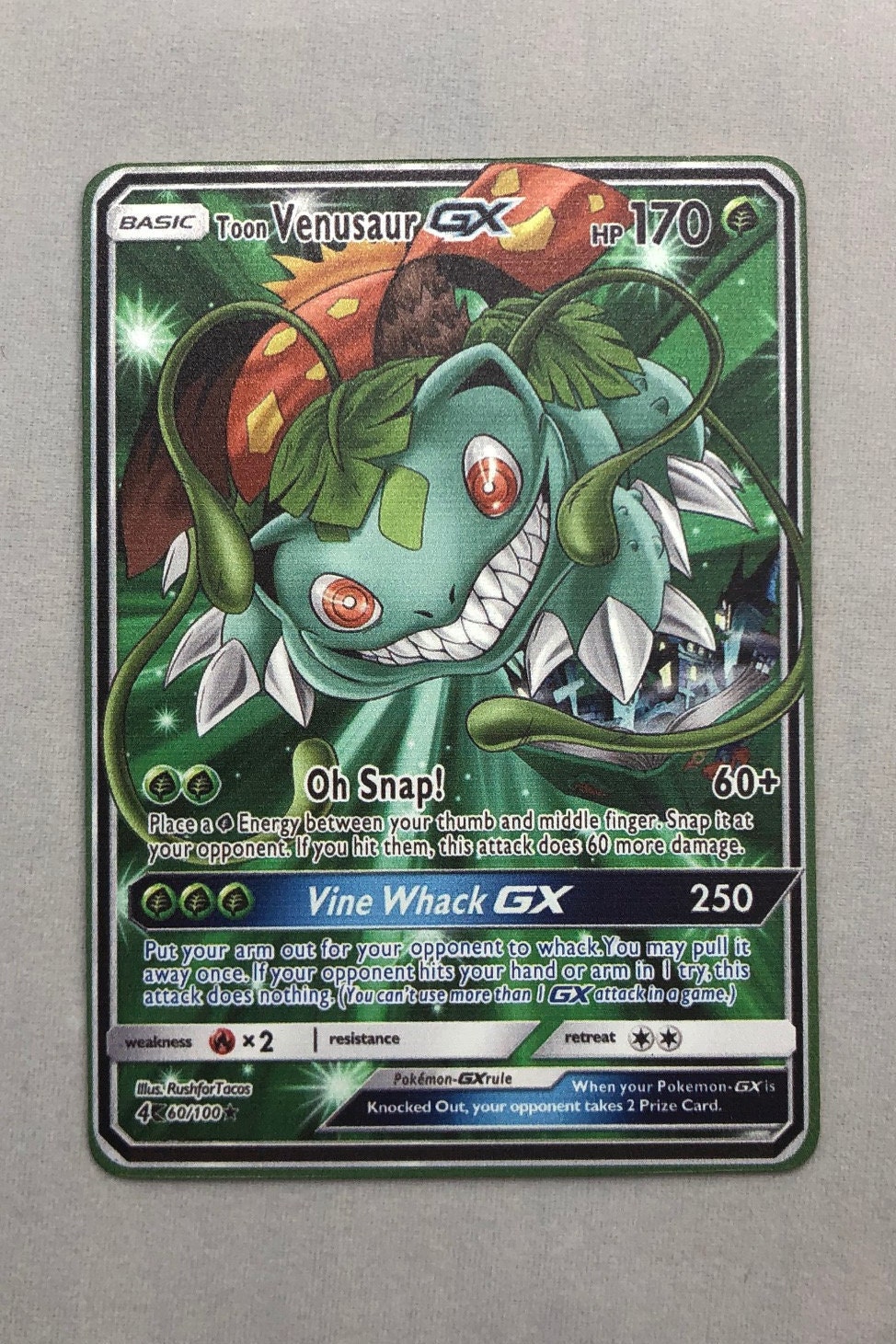 Toon Charizard Blastoise Venusaur GX Metal Pokemon Cards - Etsy