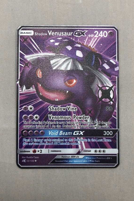 Shadow Charizard Blastoise Venusaur GX Metal Pokemon Cards -  Portugal