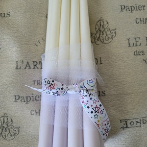 Elegant Bicolor Candles – Perfect for a Memorable 15th Birthday Celebration
