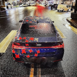 Crosses JDM Car Livery Decal Sticker / Car Printed Wrap / Side Vehicle Graphics / Bumper Sticker / Truck SUV Decals / Fits for ANY car gifts