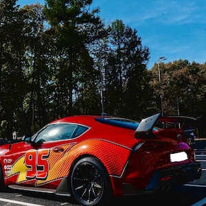 Lightning Car Graphics Ливрея, гоночные 95 Rust Cars Wrap Аксессуары Наклейки, Подарки для Него - гонки