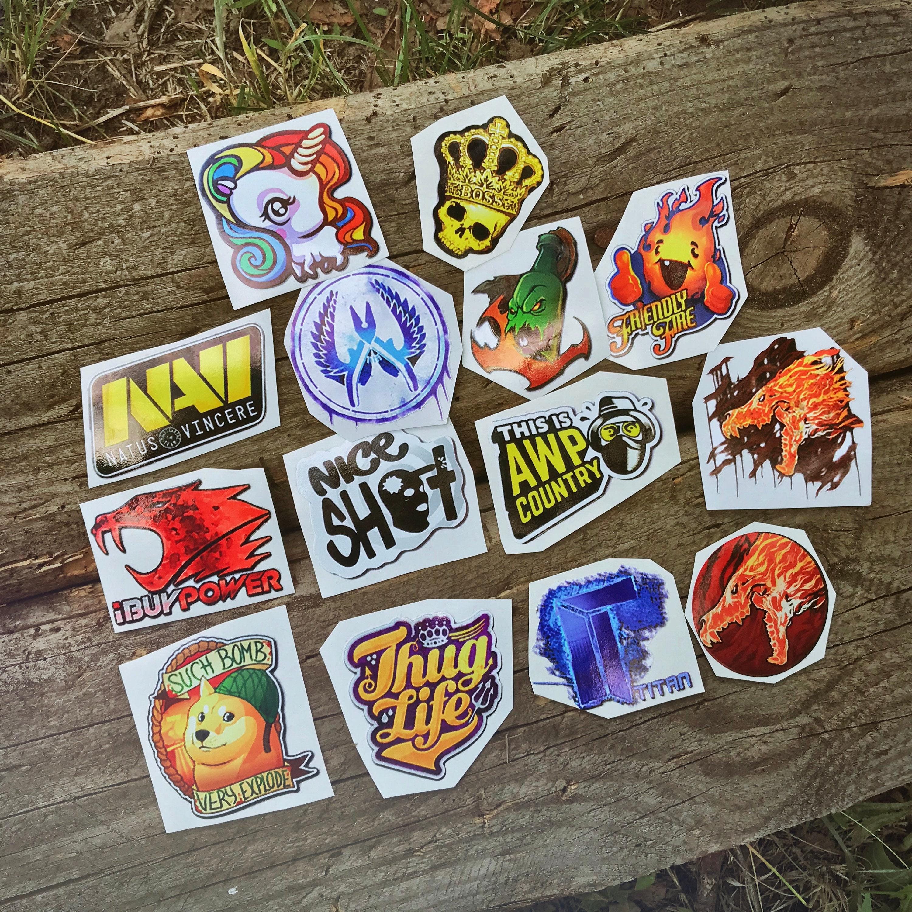 Stickers From CS GO in Real Life Set #1 / Global Offensive Decal / CS 2 ...