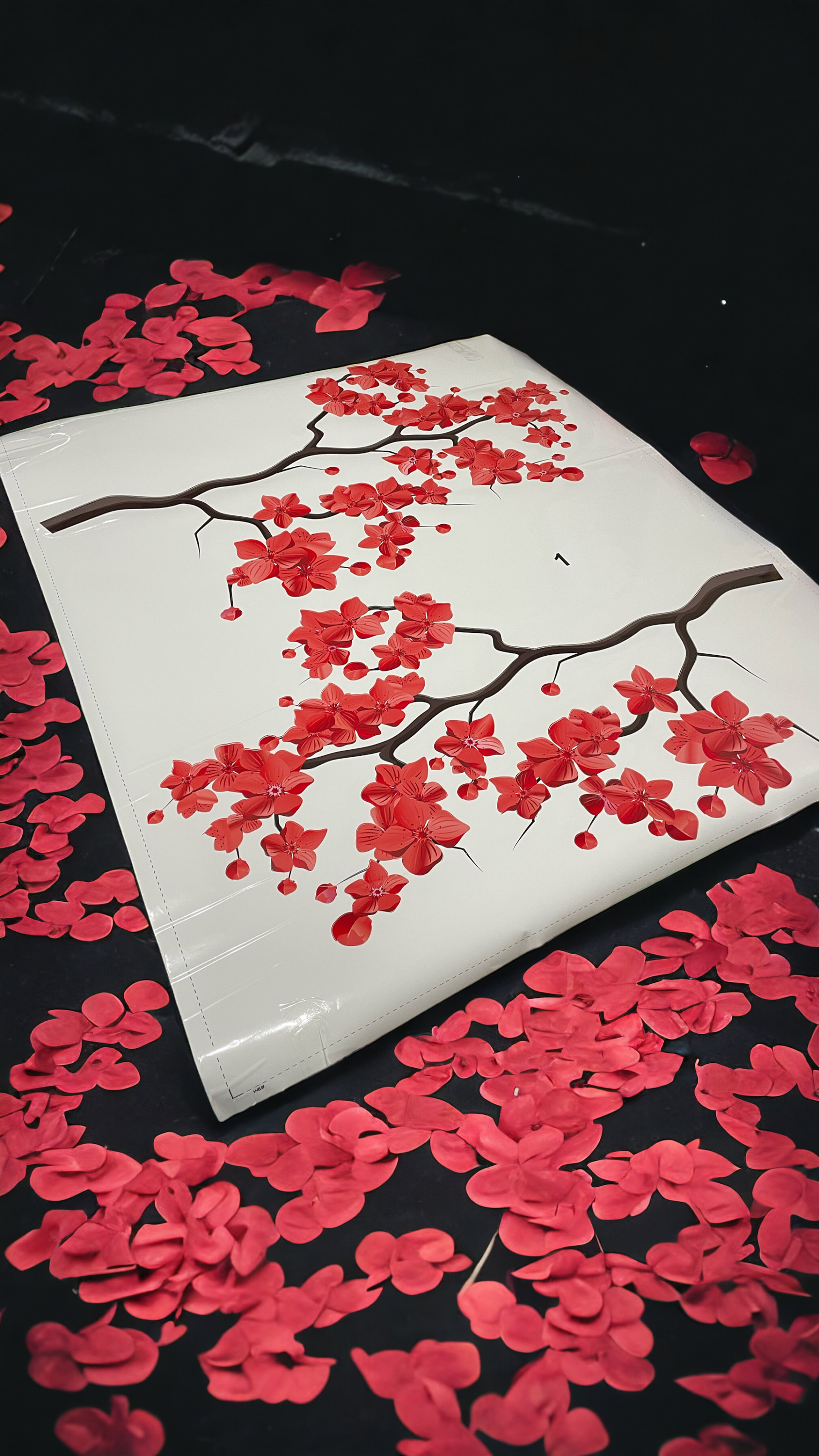 Red Sakura Car Livery m Cherry Blossom - Japenese Vehicle Graphics car wrap anime itasha Kawaii Sticker Decal
