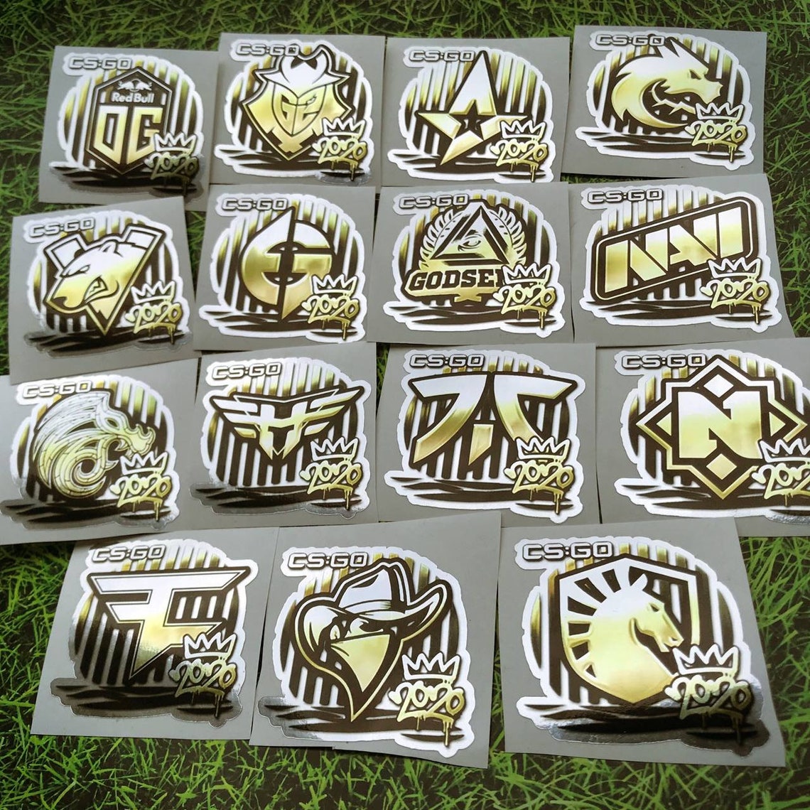 Pegatinas de CS GO en la vida real IRL Set NaVi Fnatic Etsy
