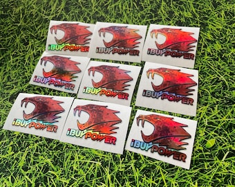 X9 iBuyPower Holo Katowice 2014 Stickers de CS GO en la vida real Set / Calcomanía Global Offensive / Pegatina / Calcomanía / Regalo para gamers de CS GO