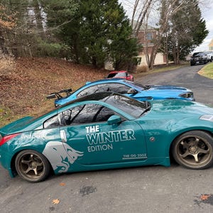 Custom auto vinyl sticker in stier stijl, JDM Drift Wrap "Winter Edition", gepersonaliseerde race-graphics voor 350Z en meer Miata gestanste voertuigwrap