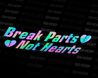 Break Parts JDM Oil Slick Aufkleber – Anime-Aufkleber – japanisches Auto – Fensteraufkleber – Stoßstangenaufkleber – Autolackierung – Windschutzscheibenaufkleber – Stance – Supra