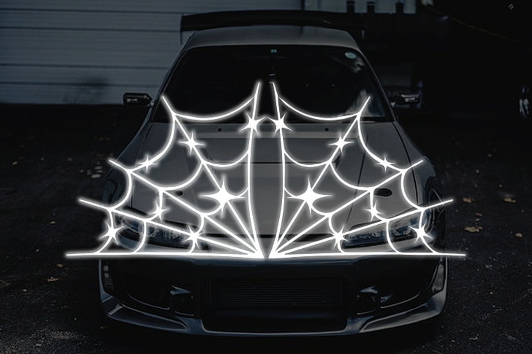 X2 Spider Web Window Corner Decals Stickers Fits for Any Vehicle Any ...