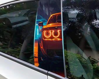 Custom Car Decals In JDM Style, Japanese Sticker For Car Window, Unique Car Stuff, Cool Racing Gift For Him