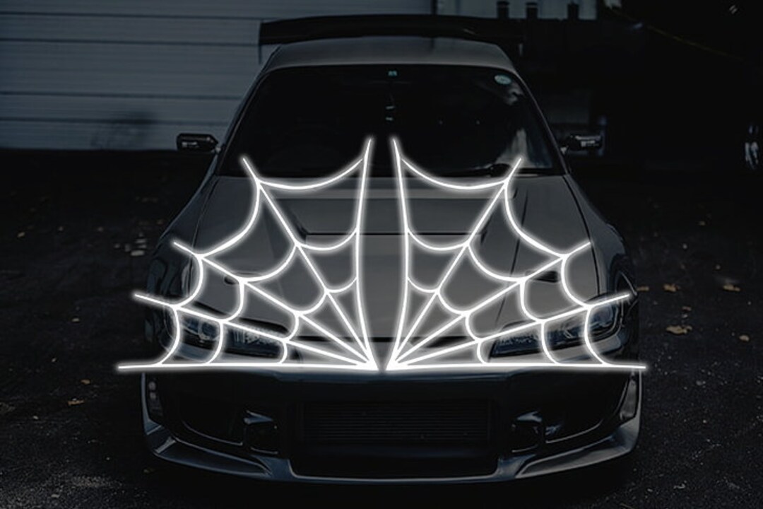 X2 Spider Web Window Corner Decals Stickers - Fits for Any Vehicle! - Etsy