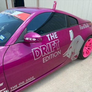 Regalos únicos para autos: juego de calcomanías JDM para entusiastas de las carreras, vinilo para autos, calcomanías de drifting, regalo perfecto para amantes del JDM y entusiastas de los autos.