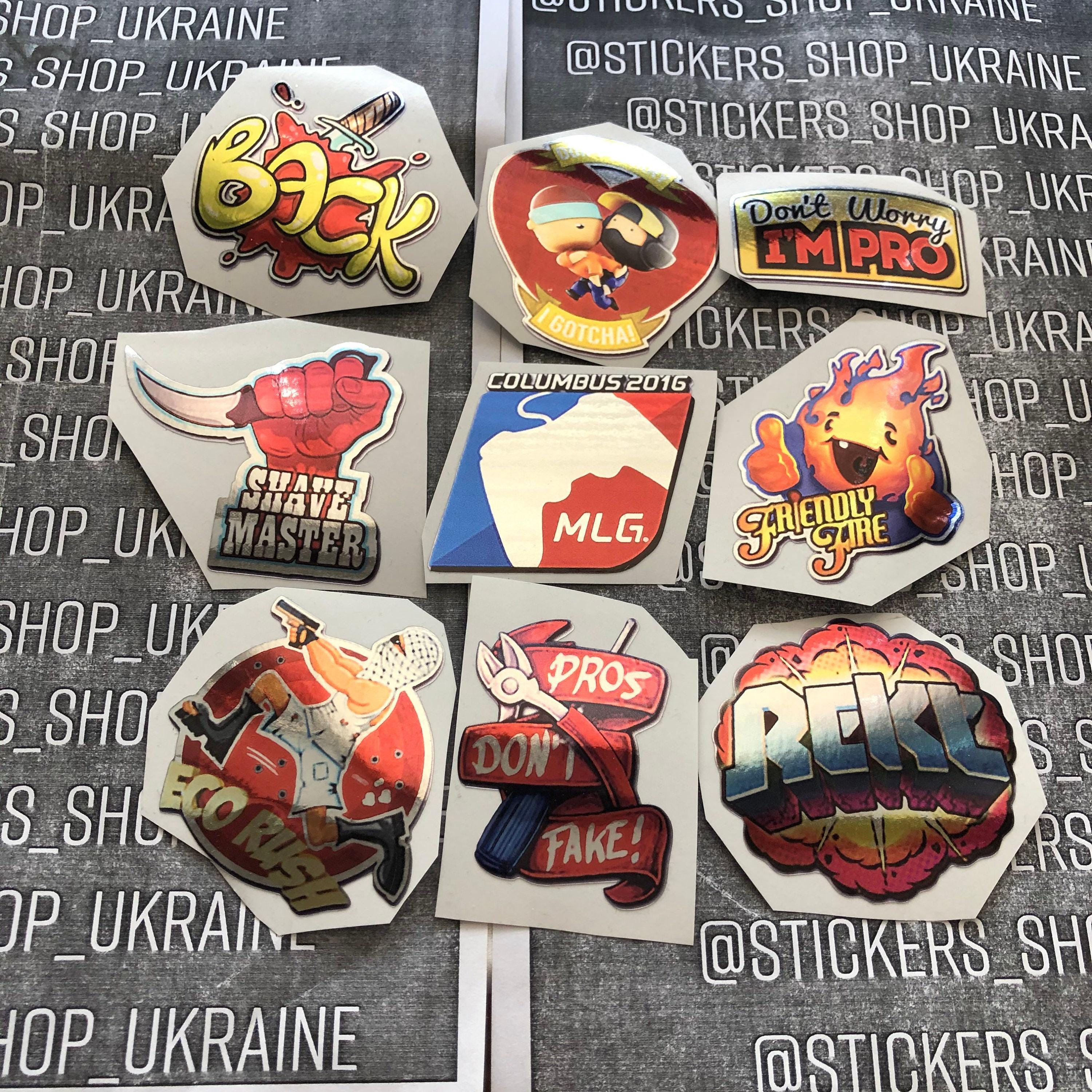 Cs Vg Sticker Create Your Set ! Stickers From CS GO in Real Life IRL Counter Strike ...