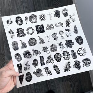 Fahrradaufkleber, Helmaufkleber für Radfahrer, Fahrrad-Vinyl-Aufkleber, Radsportgeschenk, wasserdichte Biker-Kunstaufkleber für Ausrüstung oder Rahmen