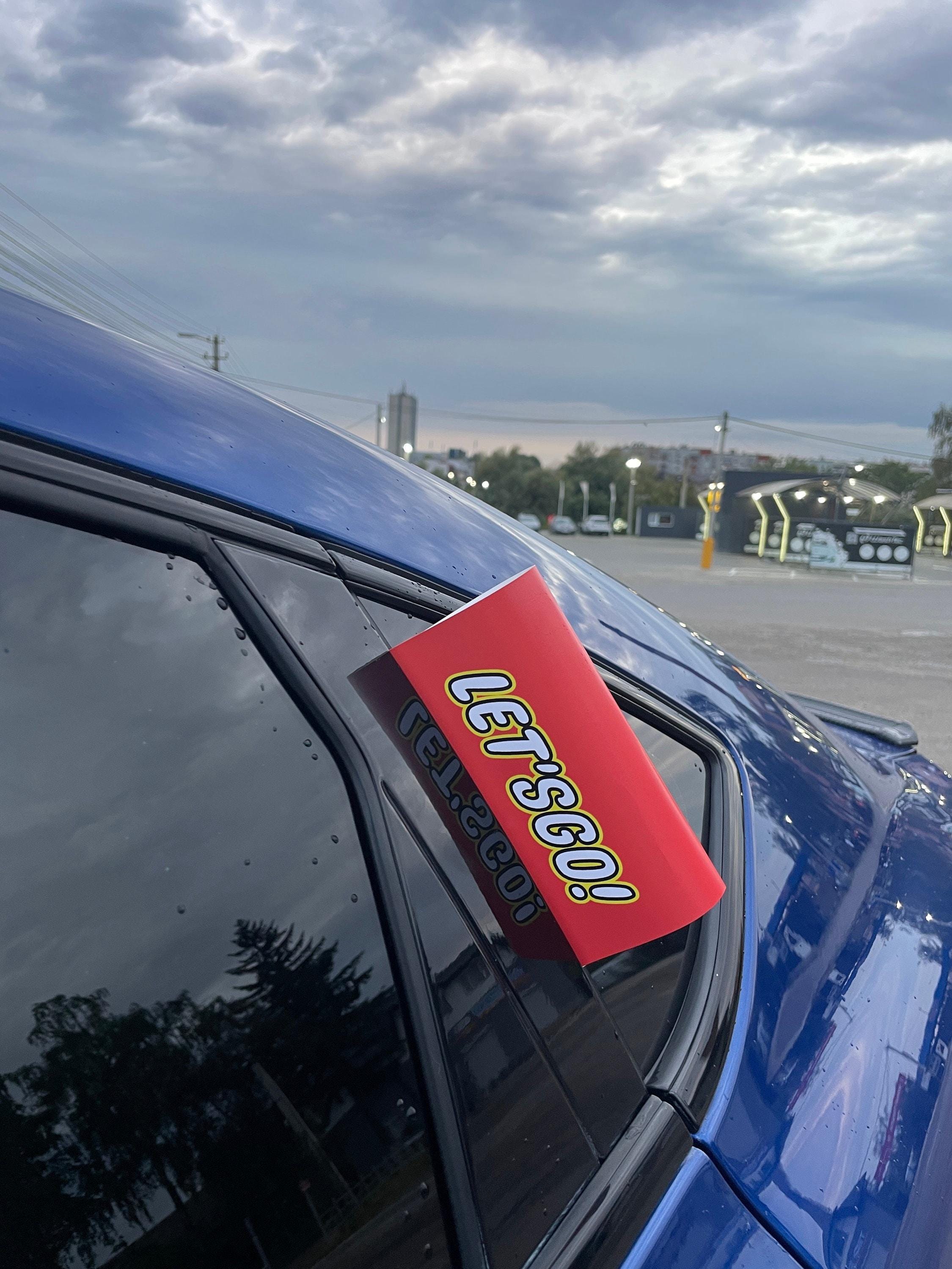 Funny Sticker for Car Decor, Front Car Tag, New Car Gift, Vehicle Wrap ...