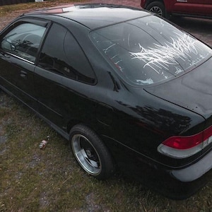 Metalen autosticker, raceraamsticker, JDM-autosticker, aangepaste voorruitbanner, grappige bumpersticker voor autoliefhebbers