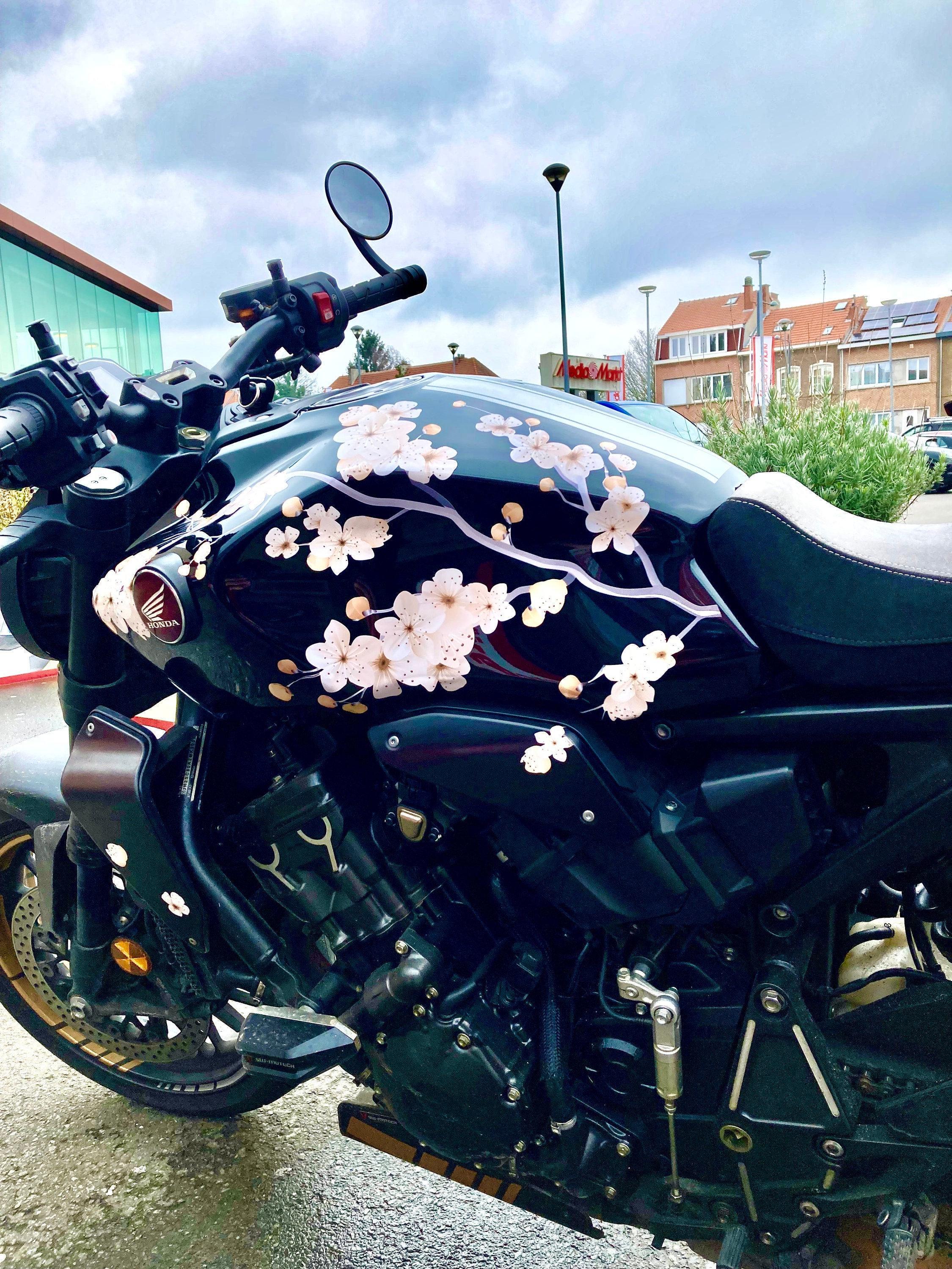 Motorcycle Livery Cherry Blossom Sakura - Biker Gear Stickers