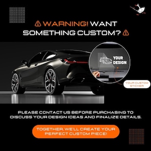 Custom Purchases Listing! DO NOT BUY untill we agreed about which products it will consist of -Any Stickers/Designs - Production of Anything