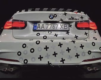 Calcomanía de anime japonés para coche, grande, impermeable, JDM, para paneles laterales, regalo para coche nuevo.