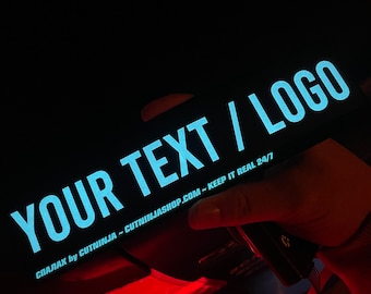 Wanted GTA LED Panel Electric Sticker Light for Car Window