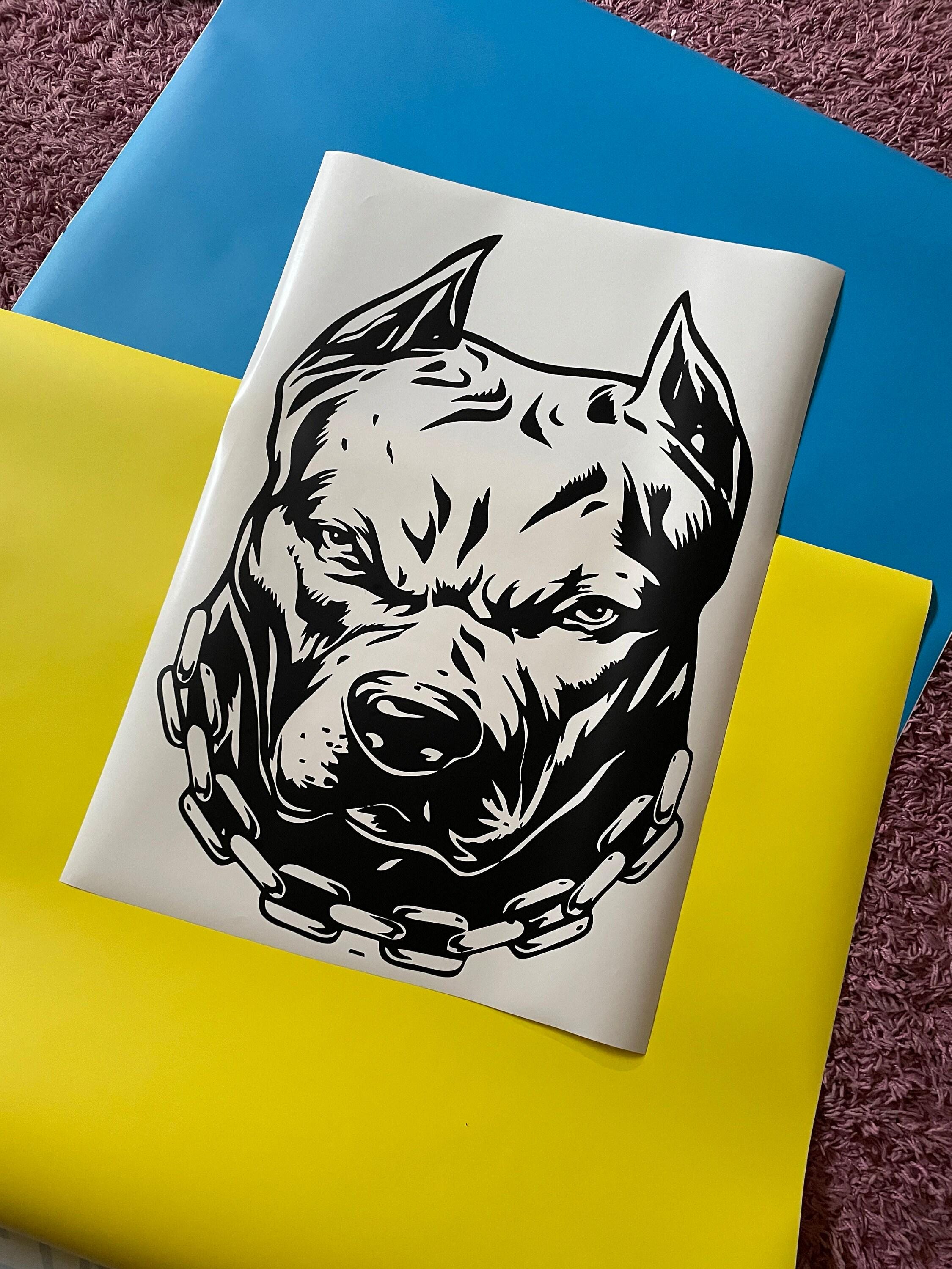 Adesivo Auto 3D Doberman Per Amanti Dei Cani - Adesivo In Vinile PVC Per Finestre E Paraurti