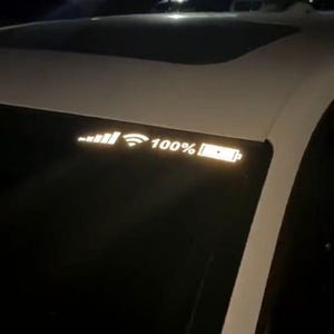 X2 Phone status bar car sticker reflective sticker/bumper jdm glitter sticker/gloves in the dark