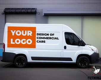 Custom Company Car Decal, Vinyl Business Logo Sticker, Personalized Van Wrap or Window Decal, Branding Design