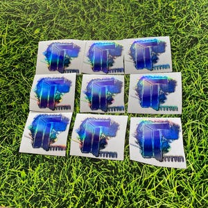 X9 Titan Holo/Foil Katowice 2014 Stickers from CS GO in real life Set  / Global Offensive decal / Sticker / Decal / Gaming / csgo Gamer Gift
